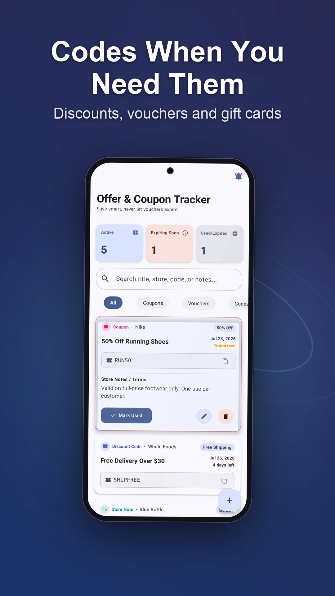 Vouchermint: Coupon Wallet screenshot
