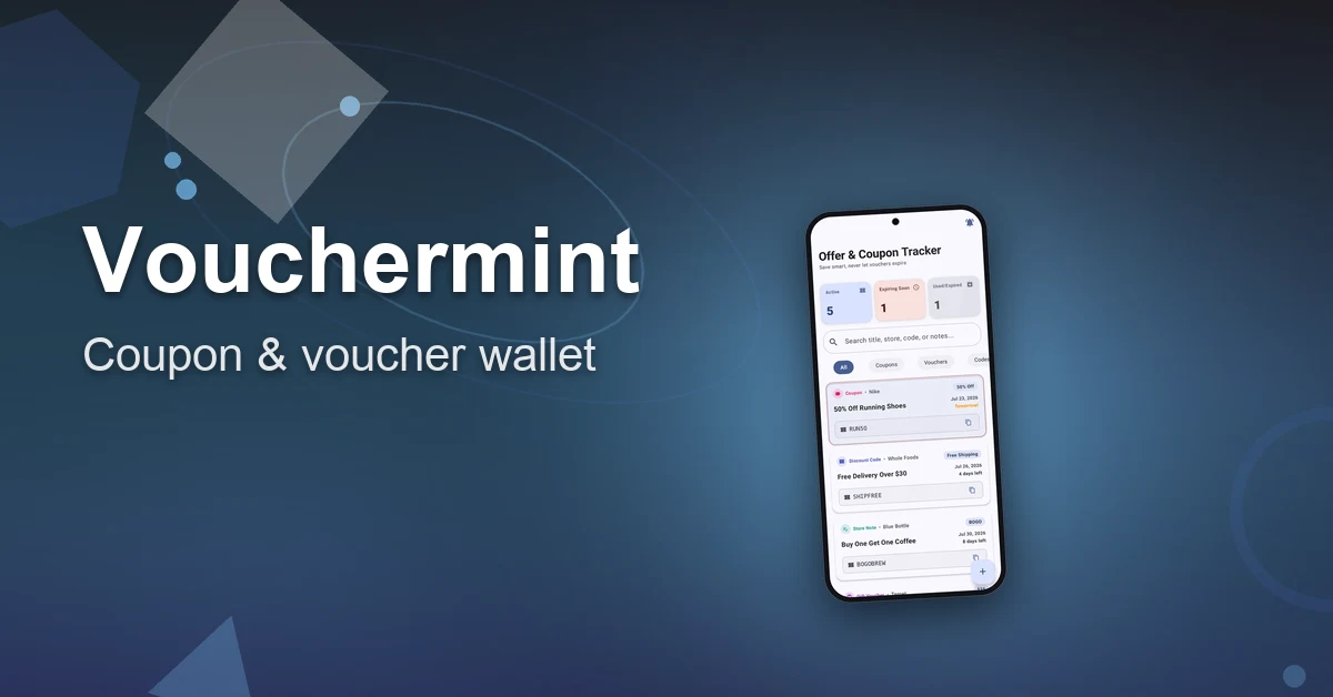Vouchermint: Coupon Wallet screenshot